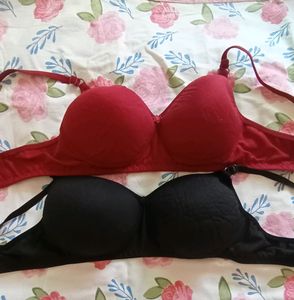 2 Pair Of Paded Tshirt Bra