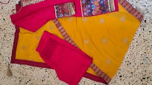 Embroidery Ethnic Suit