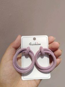 Purple Earrings