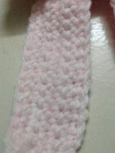 Pink Knitted Bow