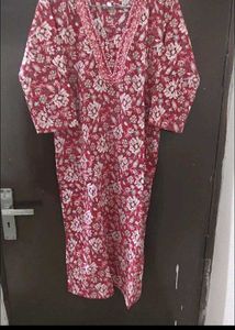 New Cotton Three Pcs Suit With Big Dupatta