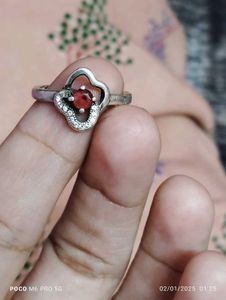✅Ladies Platinum Coated Original Silver Ring