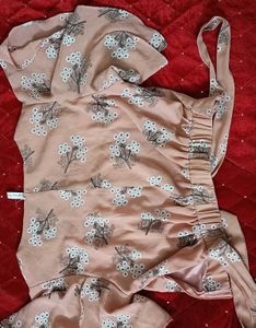 Floral Blouse with Tie Details