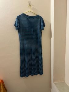 Striped Midi T-Shirt Dress