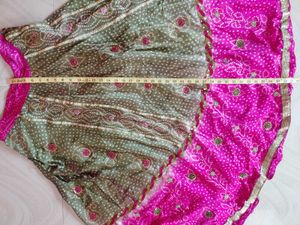 बांधनी लहंगा चोली