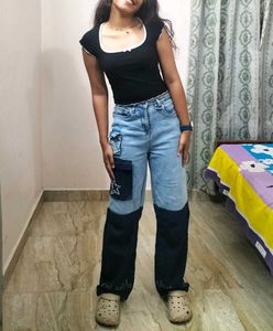 Roadster Wideleg Double Coloured Jeans