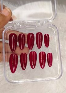 Red Press On Nails