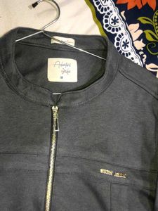 Grey Pullover Men's Tshirt.