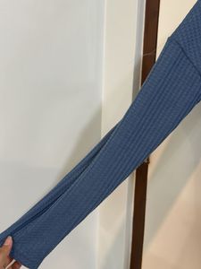 Blue 3/4 Sleeve Top