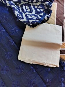 Navy Blue Dress Material