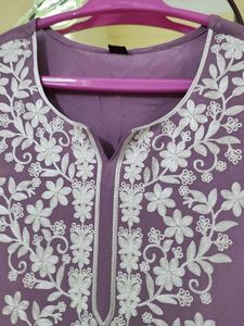 Beautiful Embroidery  Kurta With Pant 👍❤️