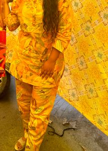 Floral Print Kurta Set