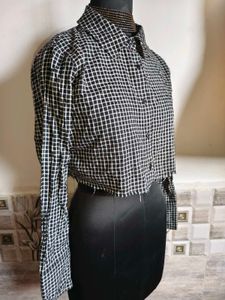 🎊Buy 1, Get 1 Free🎁34"-36" Checkered Crop Top