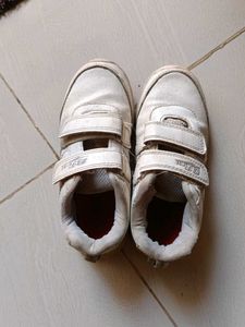 Kids' Casual White Sneakers