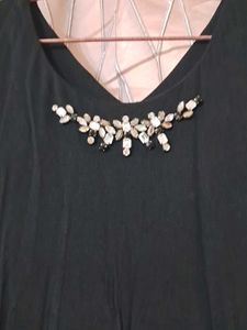 Elegant high low Black Dress