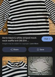 Striped Turtleneck Sweater