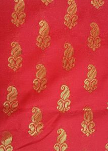 Festive Jhari Booti Woven Saree, Designer Blouse