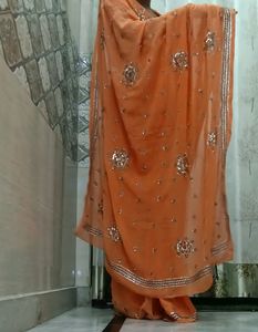 Fully Stone Work Saree