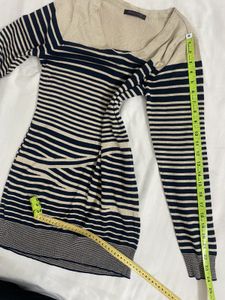 Striped Knit mini dress size S