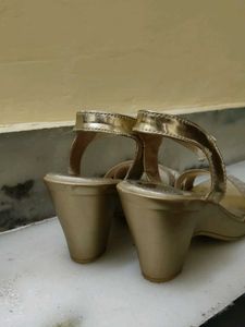 Solid Golden Heels | 2.5 Inches