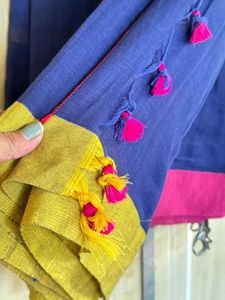 Blue &amp; Pink Saree