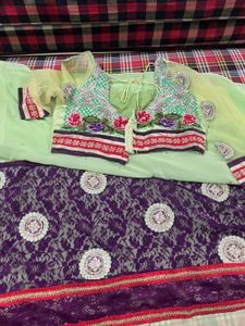 Designer Saree with Embellished Blouse