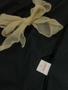 Black Ruched Mini Dress