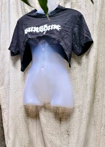 8248. Sunshine Graphic Crop Top
