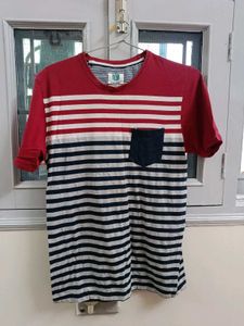 Striped T-Shirt with Pocket