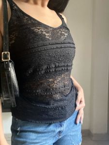 Lace Fitted Top