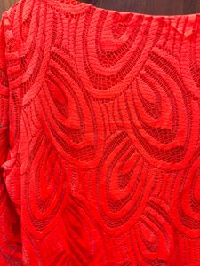 Stunning Red Lace Dress