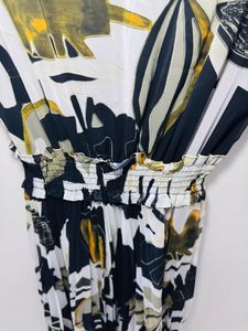 Abstract Print Dress
