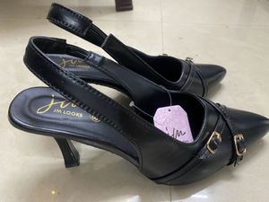 Black Mule  Heels