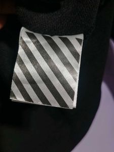 Off White Embroidered Zip-Up Hoodie