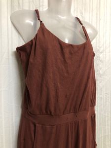 Revamped Brown Sleeveless Jumpsuit