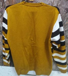 Striped V-Neck Sweater