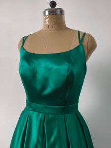 Emerald Green Evening Gown