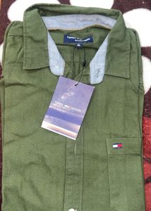 Tommy Hilfiger Green Shirt