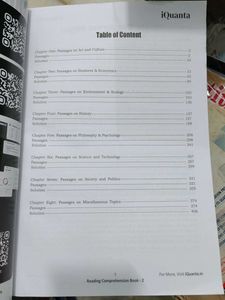 CAT Reading Comprehension Book