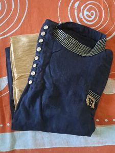 Stylish Navy Blue Kurta