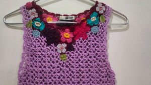 Beautiful Crochet Dress For Baby Girl 💖