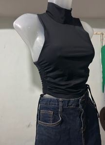 Zara Solid Black Top