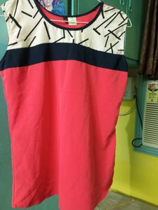 Bright Red Sleeveless Top - Gently Used