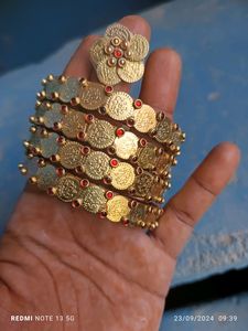 Navaratri Special Lakshmi Coin Bangles