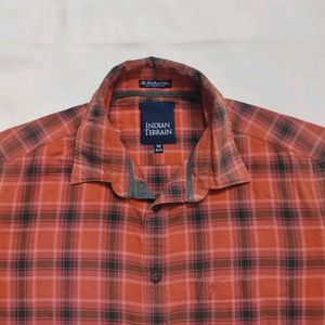 Indian Terrain Plaid Shirt - 36
