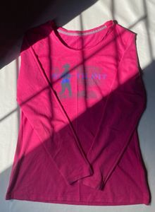 Pink Graphic Print Tee