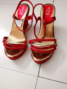 Red &amp; Gold Heels