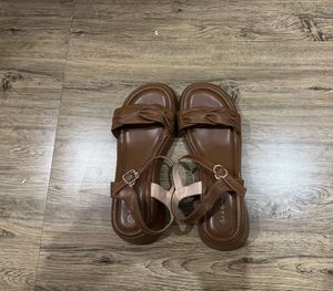 Cute Brown Platform Sandals