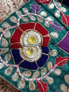 Heavy Embroidered Gotta Patti Saree