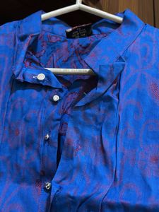 Stylish Blue Printed Kurta
